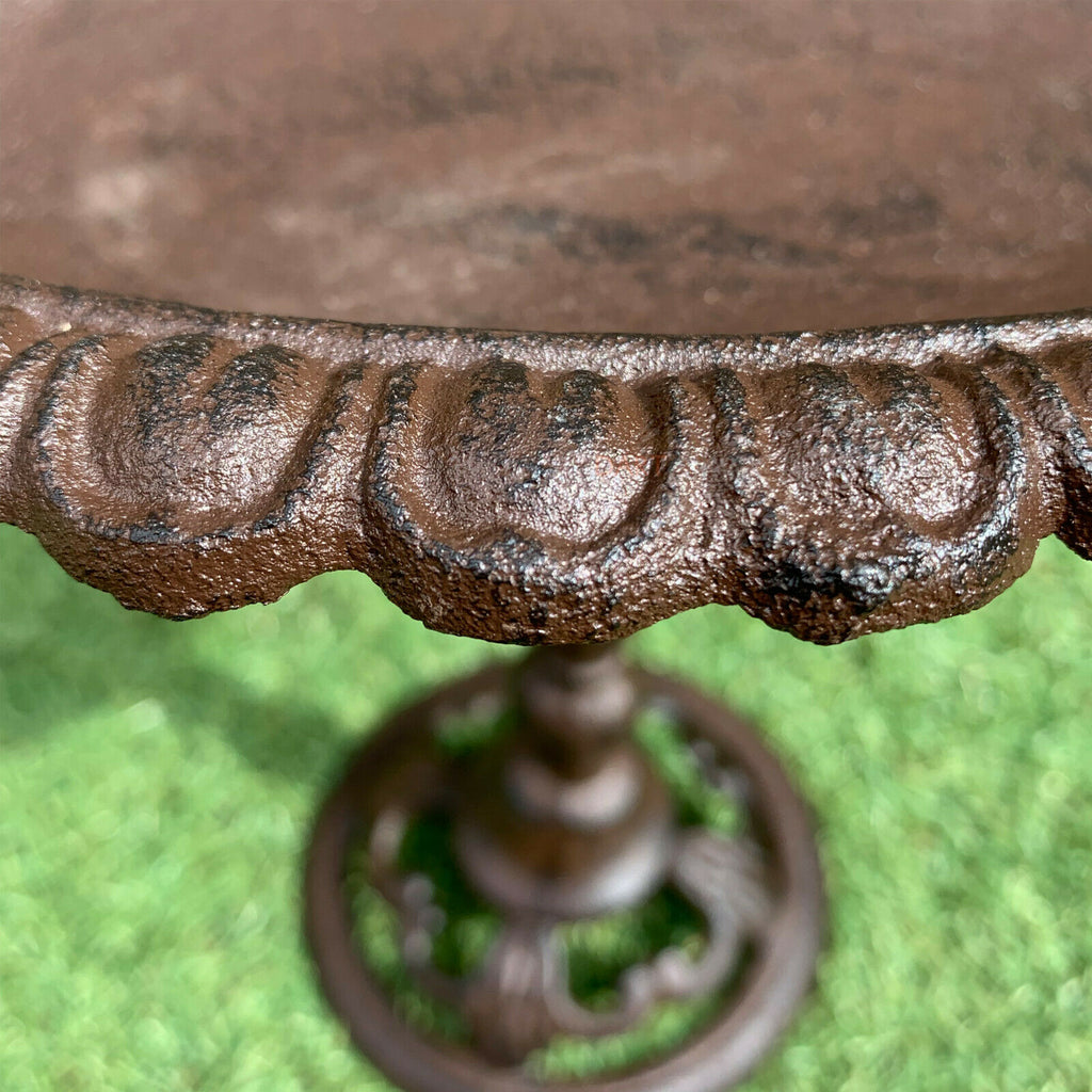Cast Iron Bird Feeder On Stand