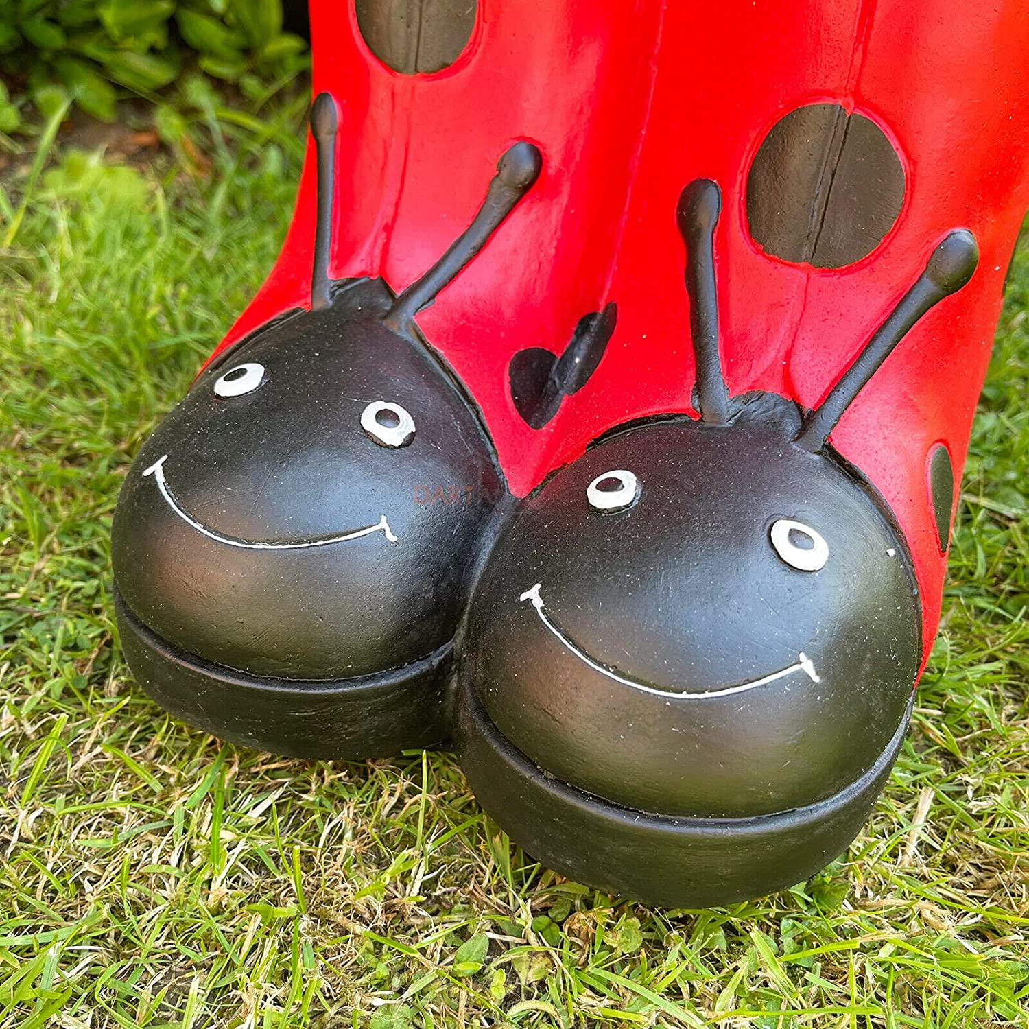 Red Ladybird Boots Planter