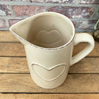 Ceramic Heart Jug Vase