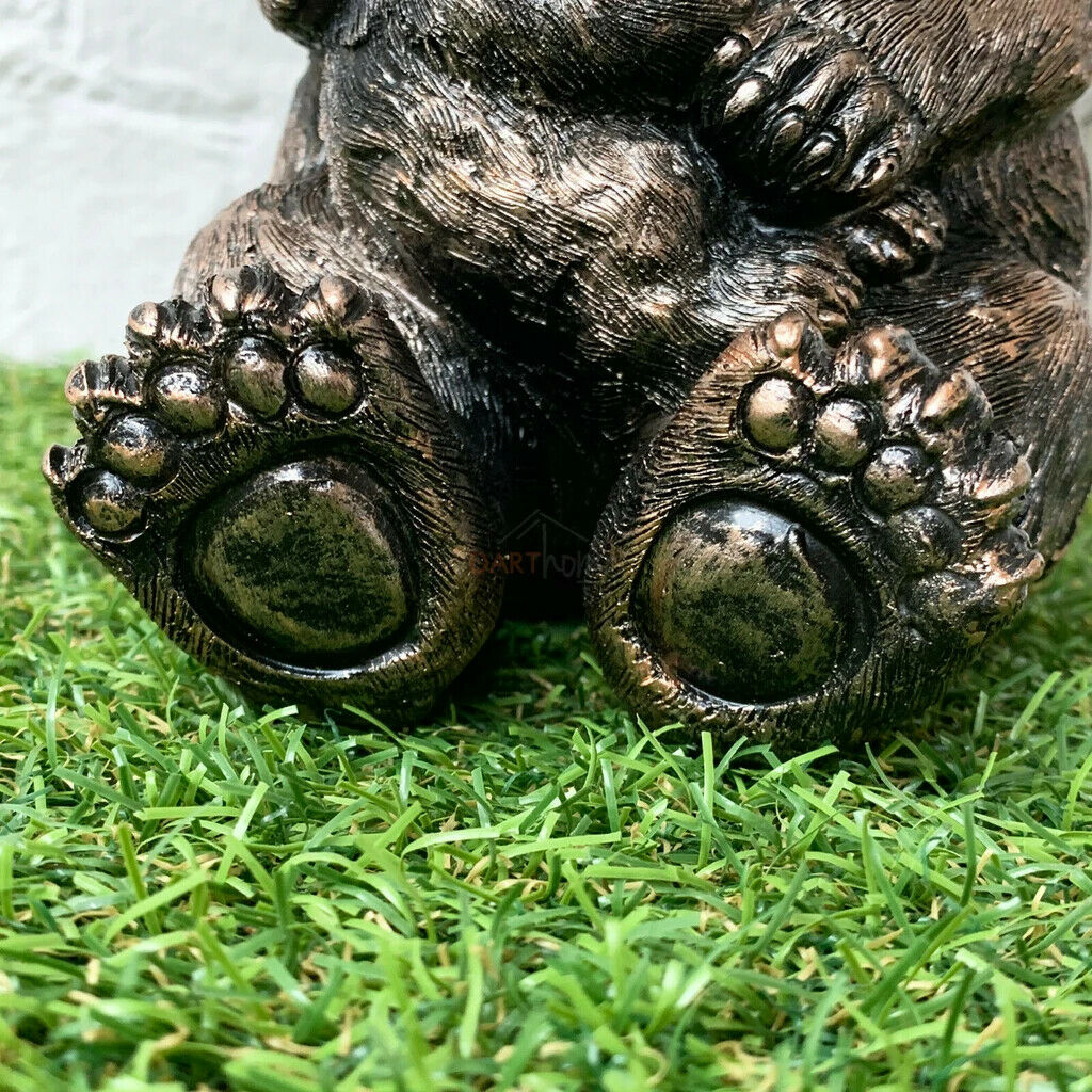 Bronze Panda & Cub Ornament