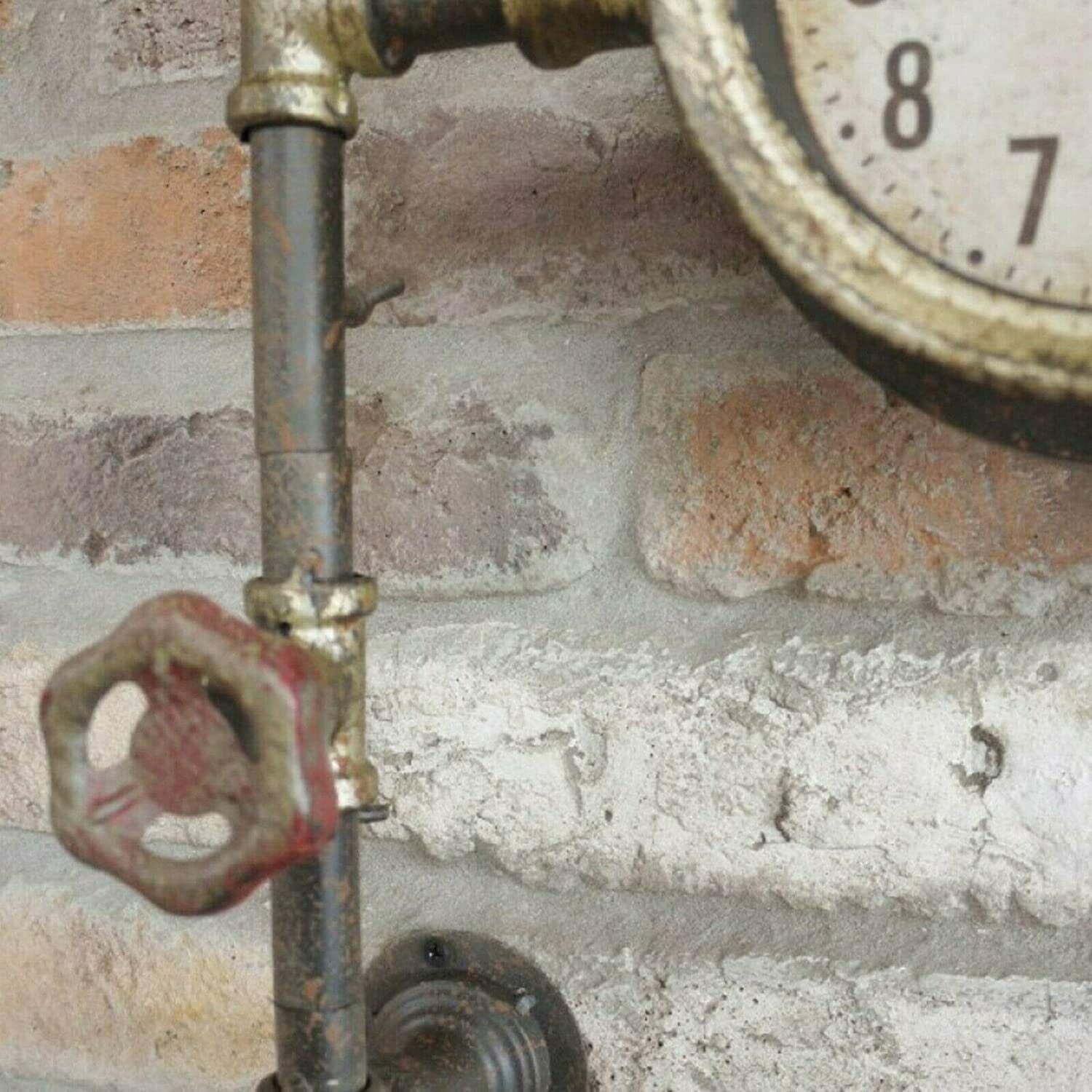 Industrial Pipe Clock A