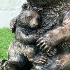 Bronze Panda & Cub Ornament