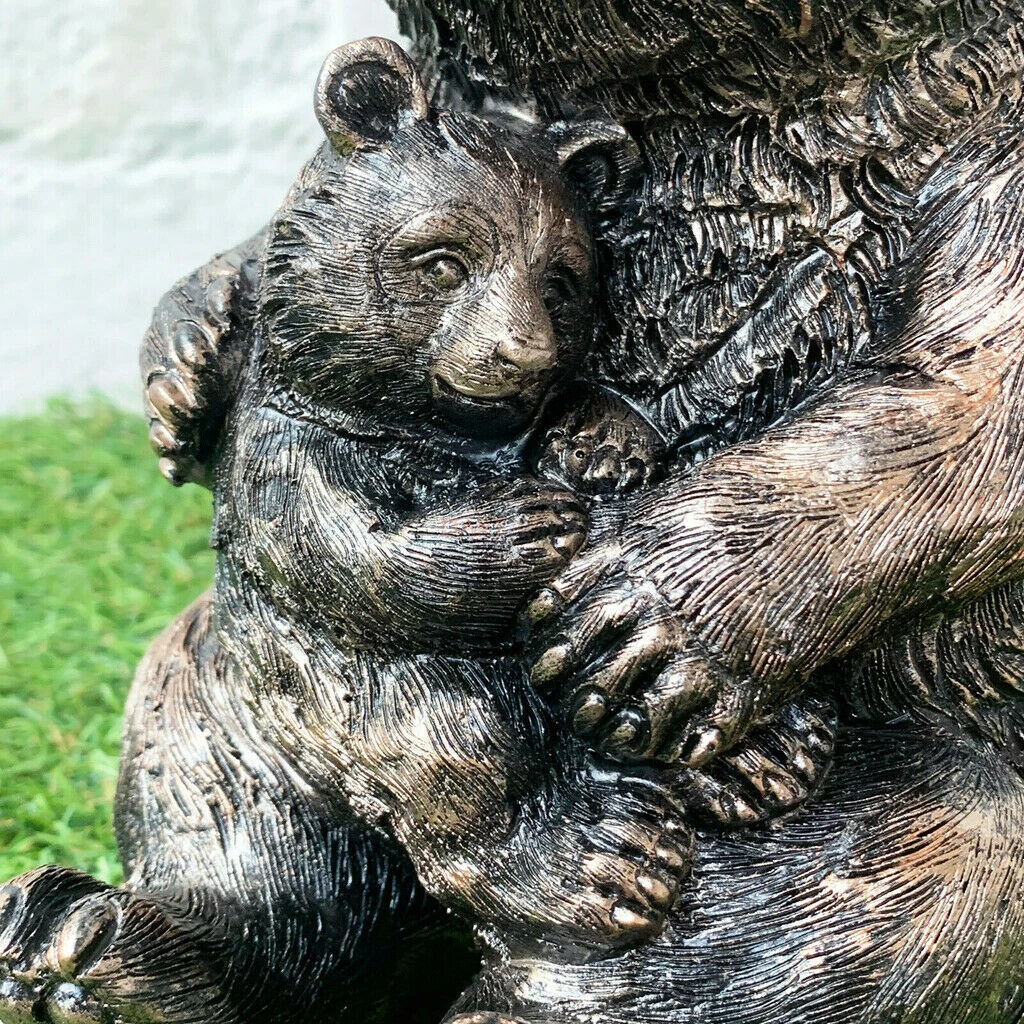 Bronze Panda & Cub Ornament