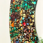 Speckled Paint Splatter Mosaic Wall Mirror 40cm