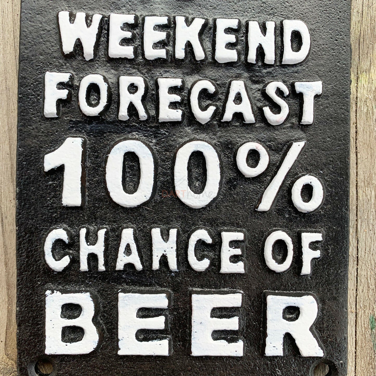 Cast Iron Weekend Forecast Wall Bottle Opener