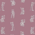 Pink Cocktail Monkey Luxury Wallpaper 10m Roll