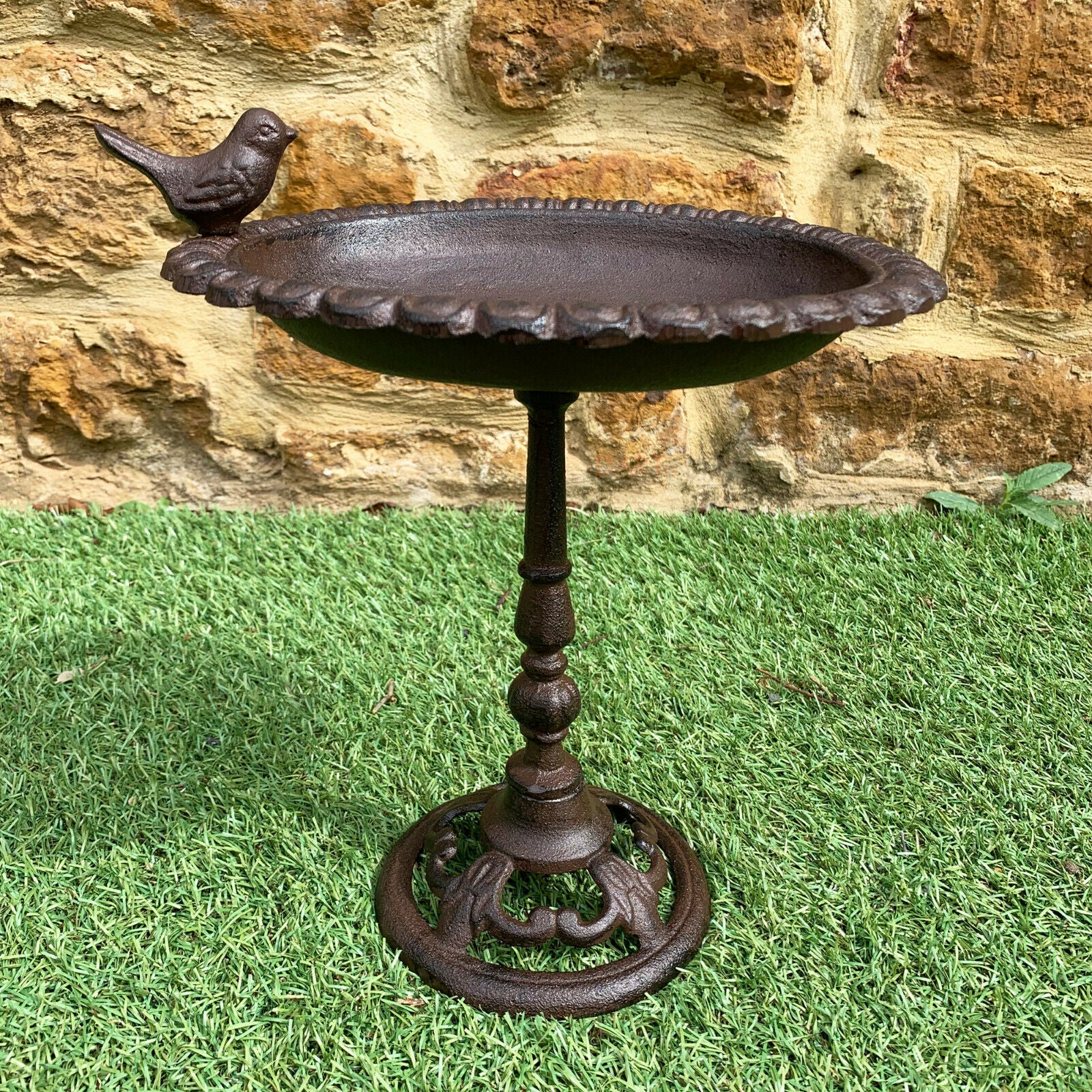 Cast Iron Bird Feeder On Stand