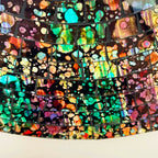 Speckled Paint Splatter Mosaic Wall Mirror 40cm