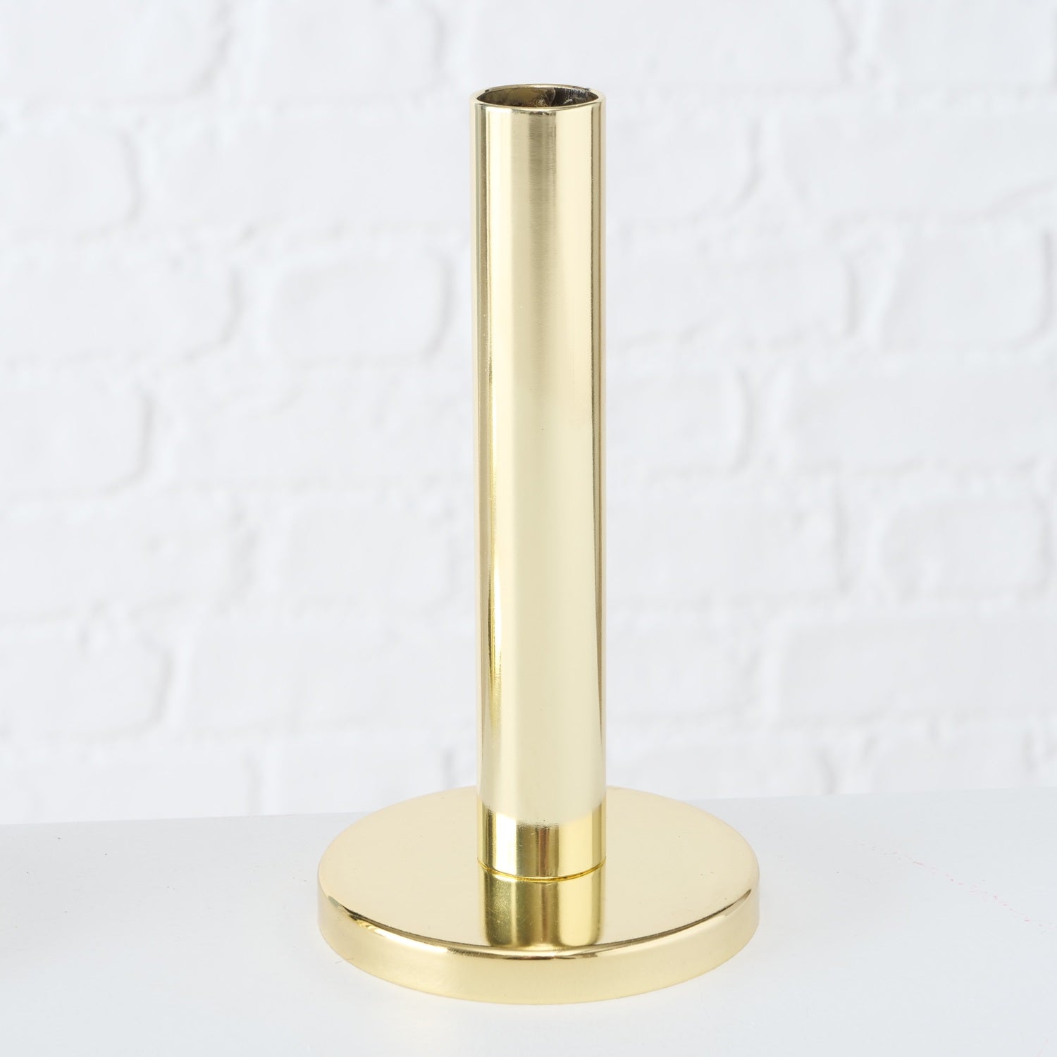 Set mit 3 Kerzenhaltern in Metallic-Gold
