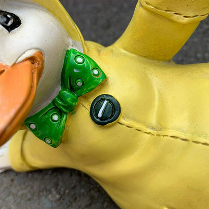 Resin Sliding Duck Figurine