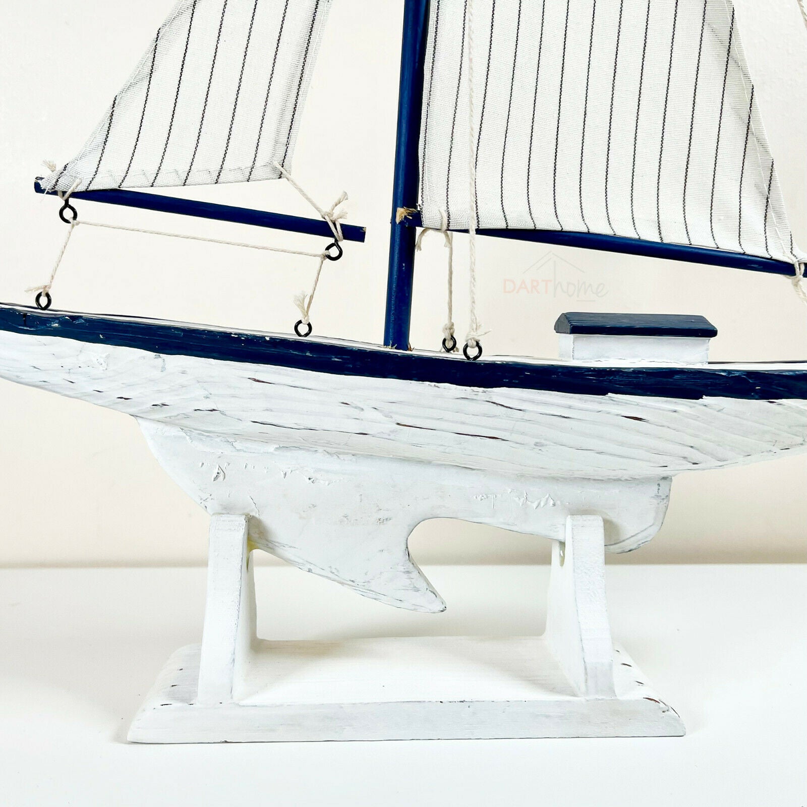 White Sailing Yacht Collectable Model Ornament 66cm