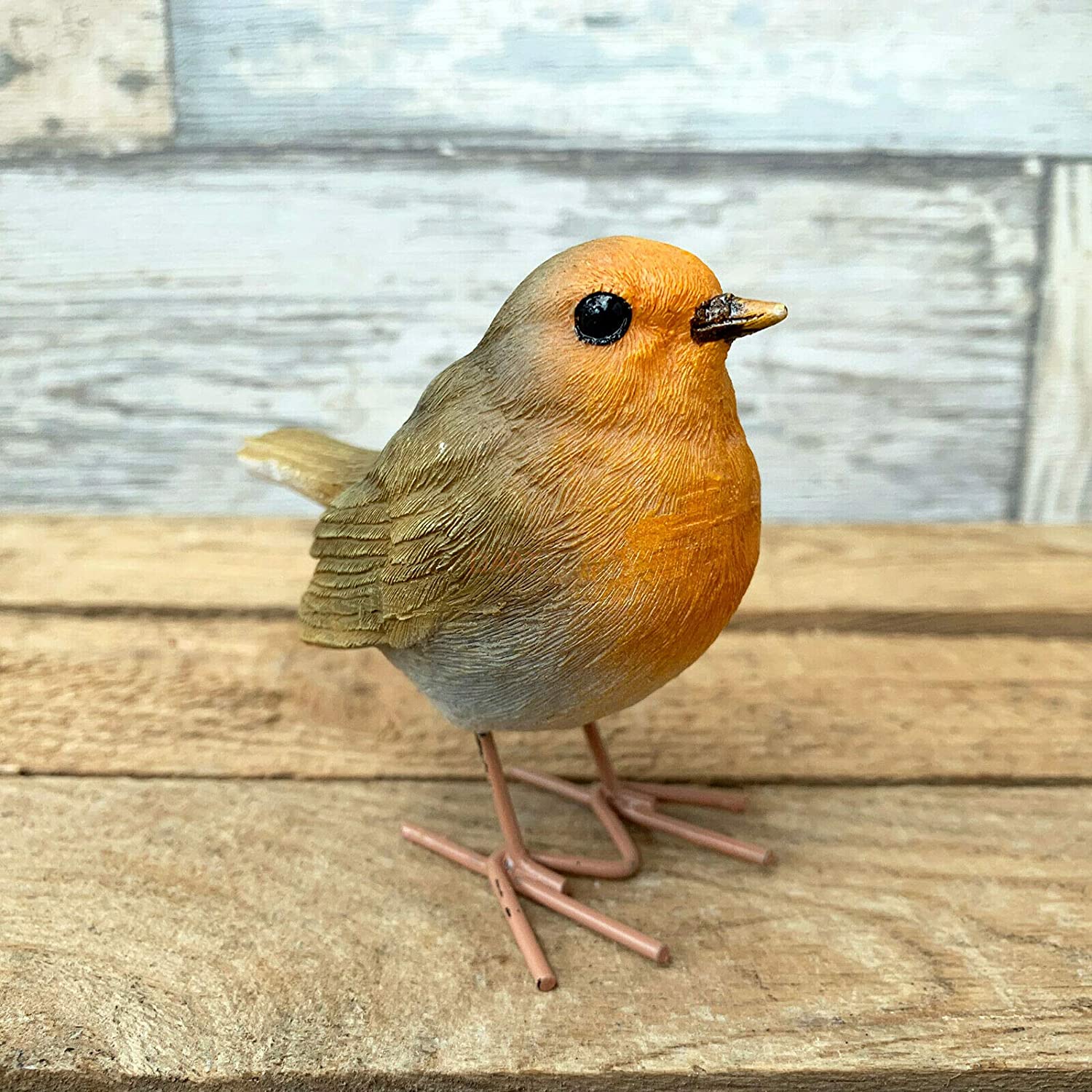 Set Of 2 Red Robin Figurines