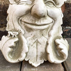 Stone Winking Greenman Plaque