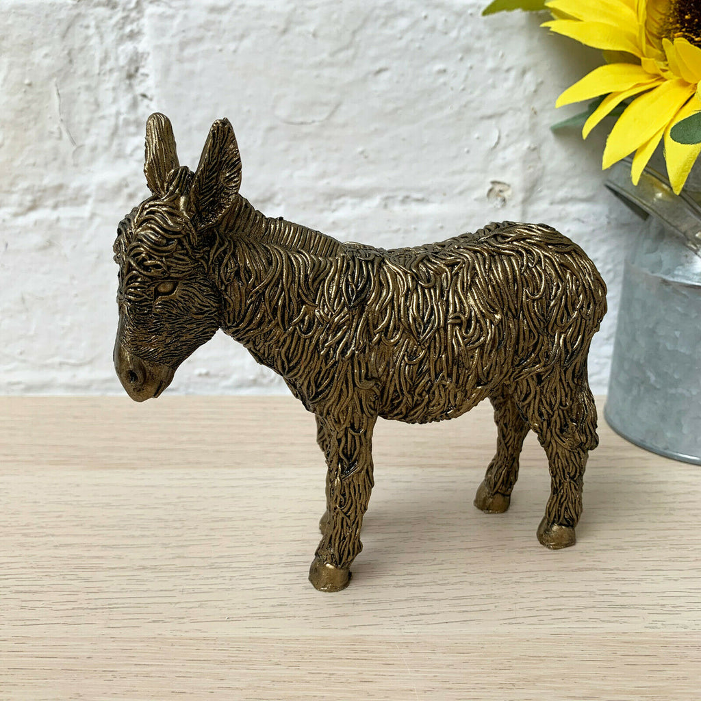 Bronze Donkey Ornament