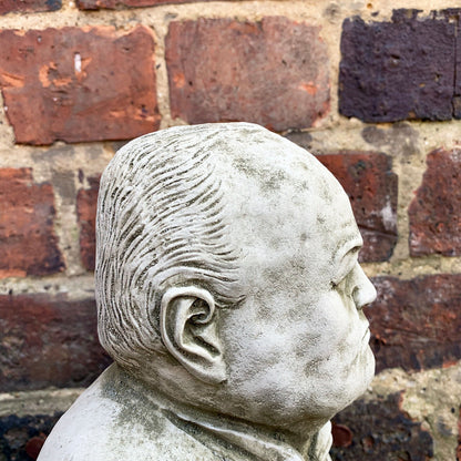 Stone Winston Churchill Bust Statue 5kg