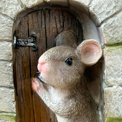 Maus-Türornament aus Kunstharz