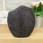 Ceramic Gun Metal Wide Tree Of Life Vase