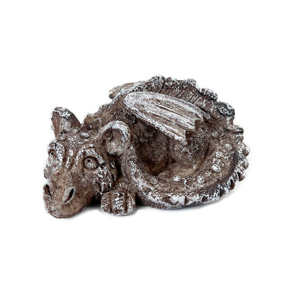 Brown Miniature Dragon Figurine