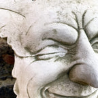 Stone Winking Greenman Plaque