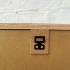 Wooden Magnetic Calendar Chalkboard