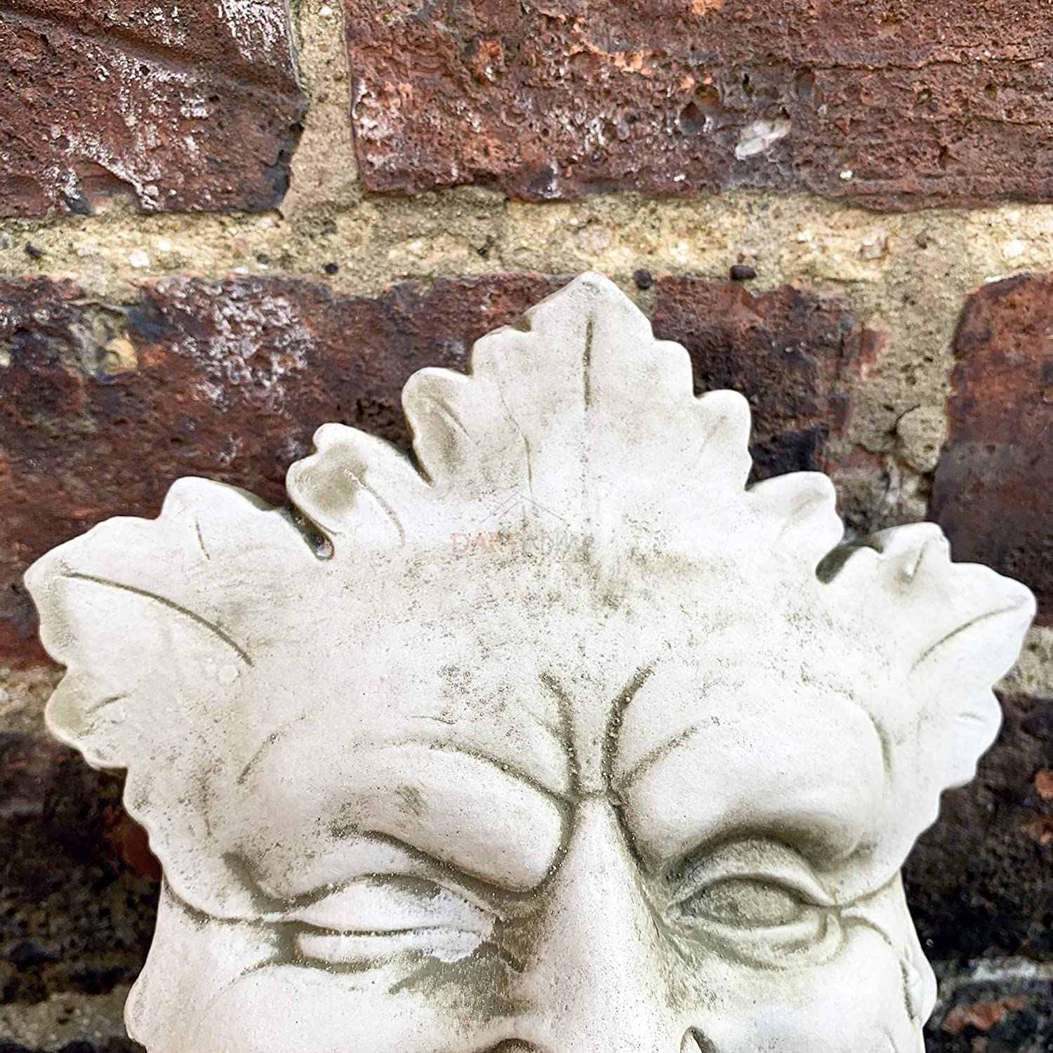 Stone Winking Greenman Plaque