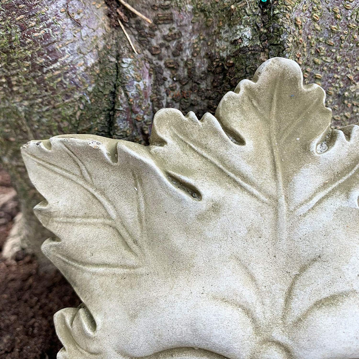 Stone Smiling Greenman Wall Plaque