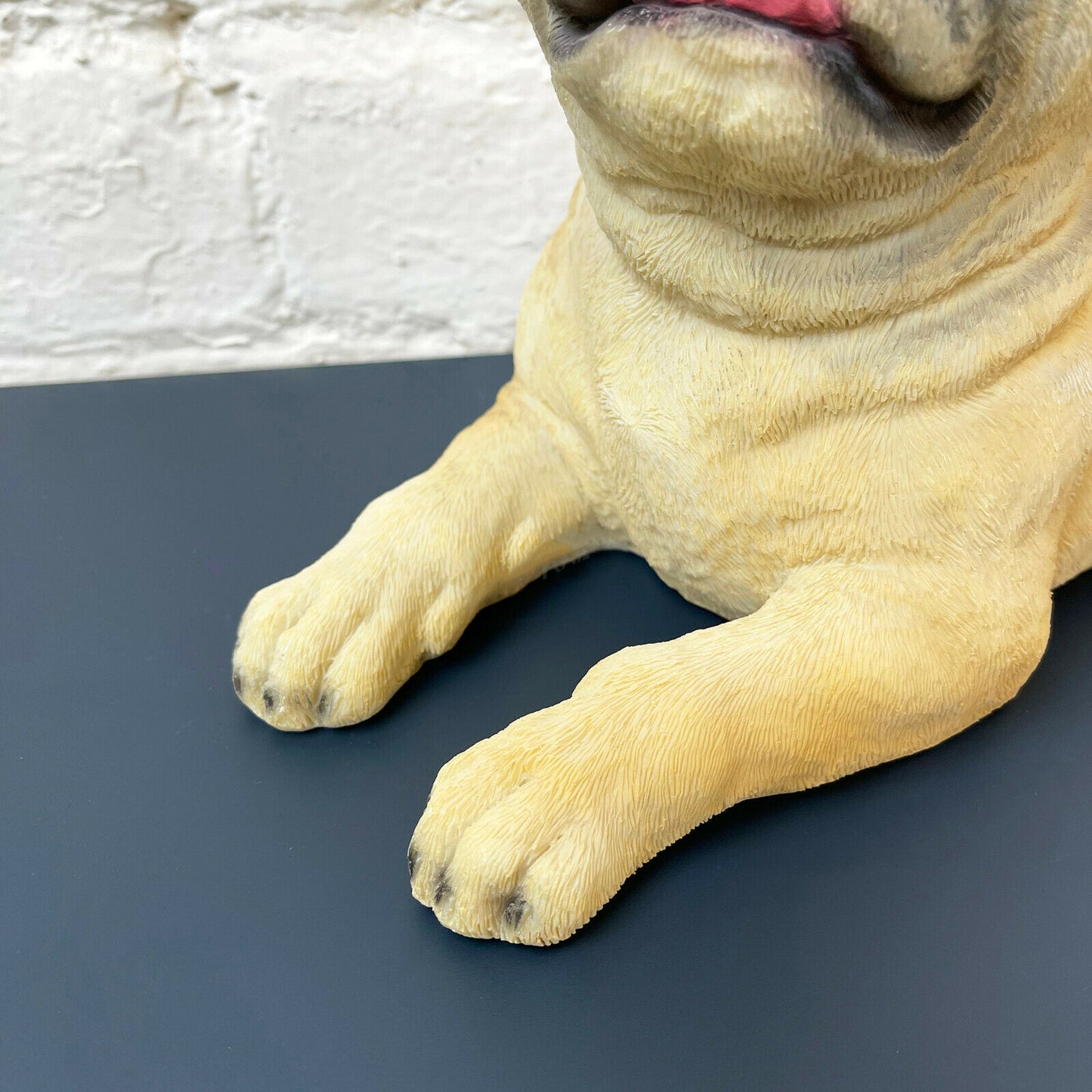 Laying Pug Dog Ornament