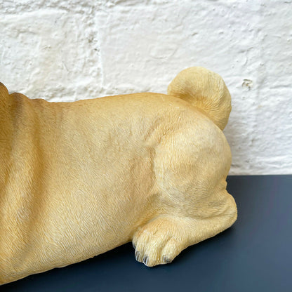 Laying Pug Dog Ornament