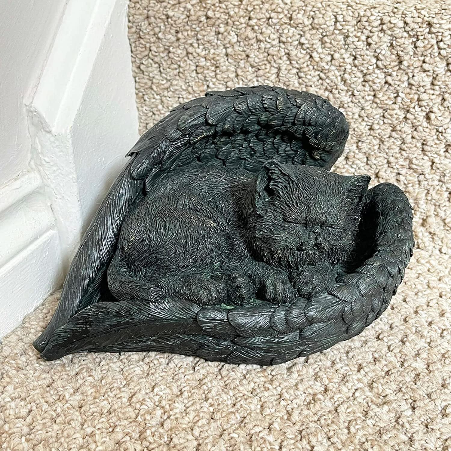 Katzendenkmal aus Kunstharzbronze