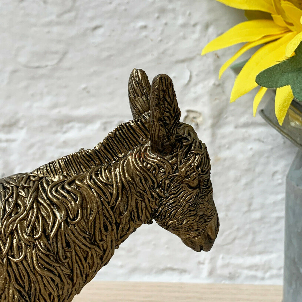 Bronze Donkey Ornament