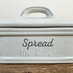 Speckled Spread The Love Butter Dish