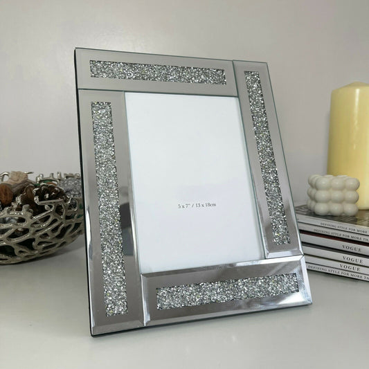 5x7" Crushed Diamond Photo Frame