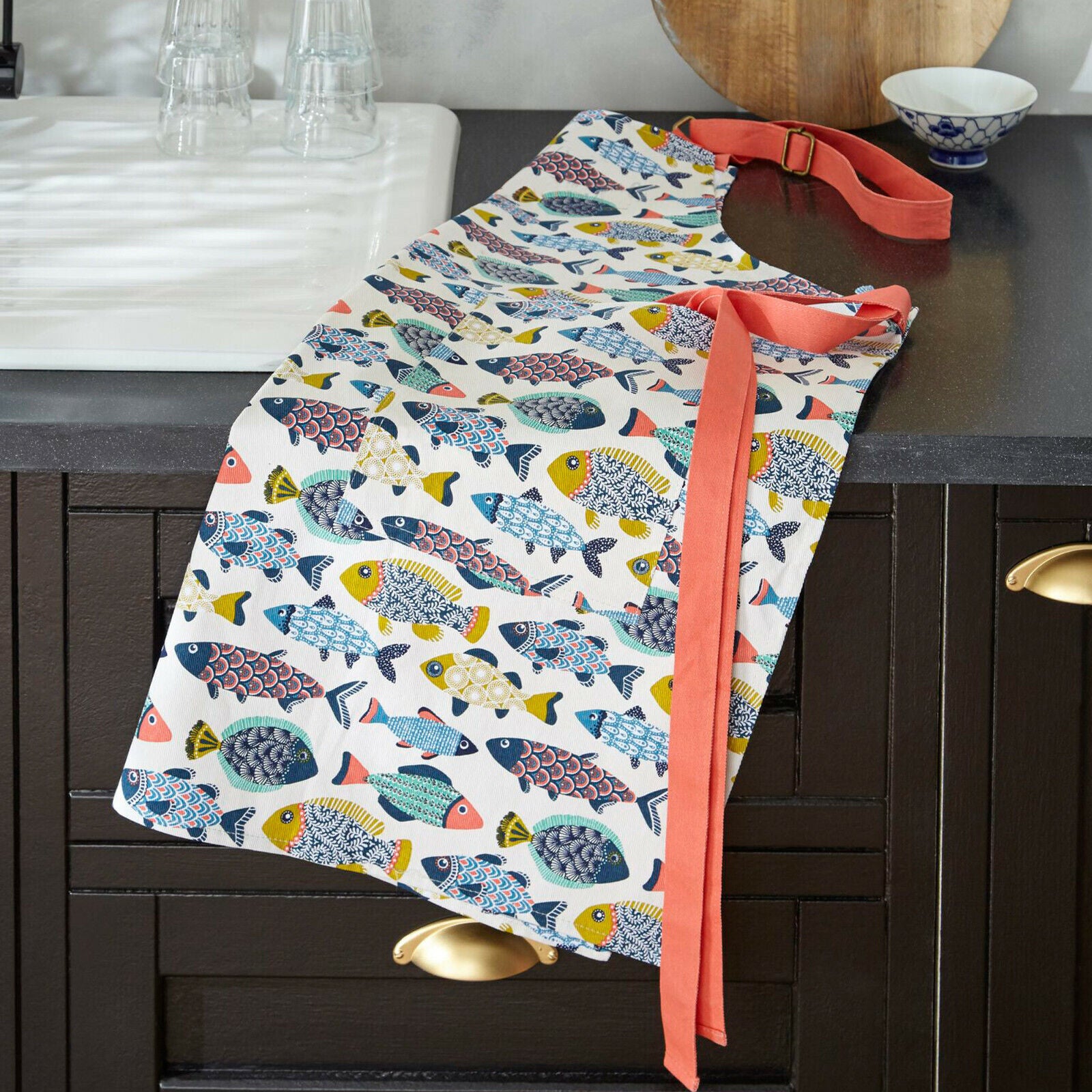 Ulster Weavers Apron - Aquarium