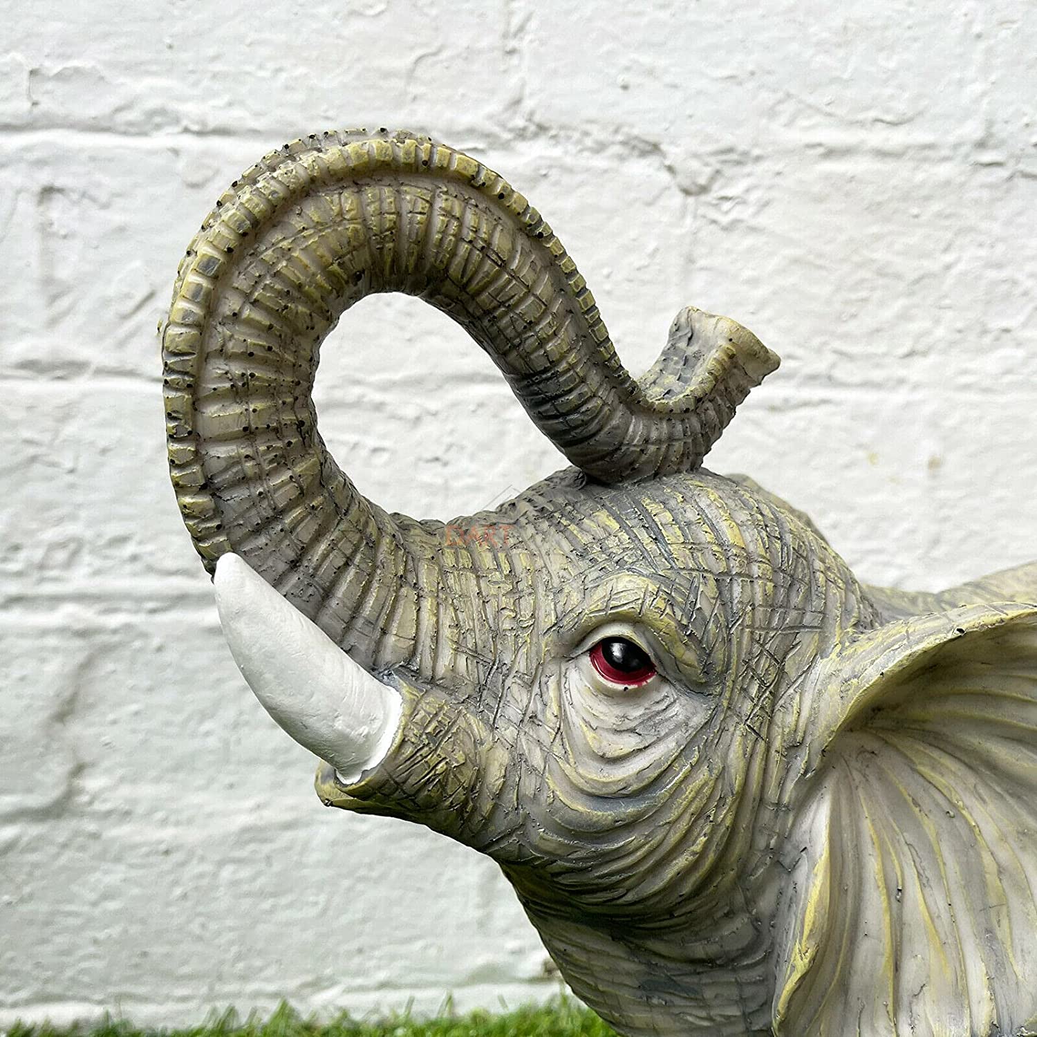 Grey African Elephant Garden Sculpture