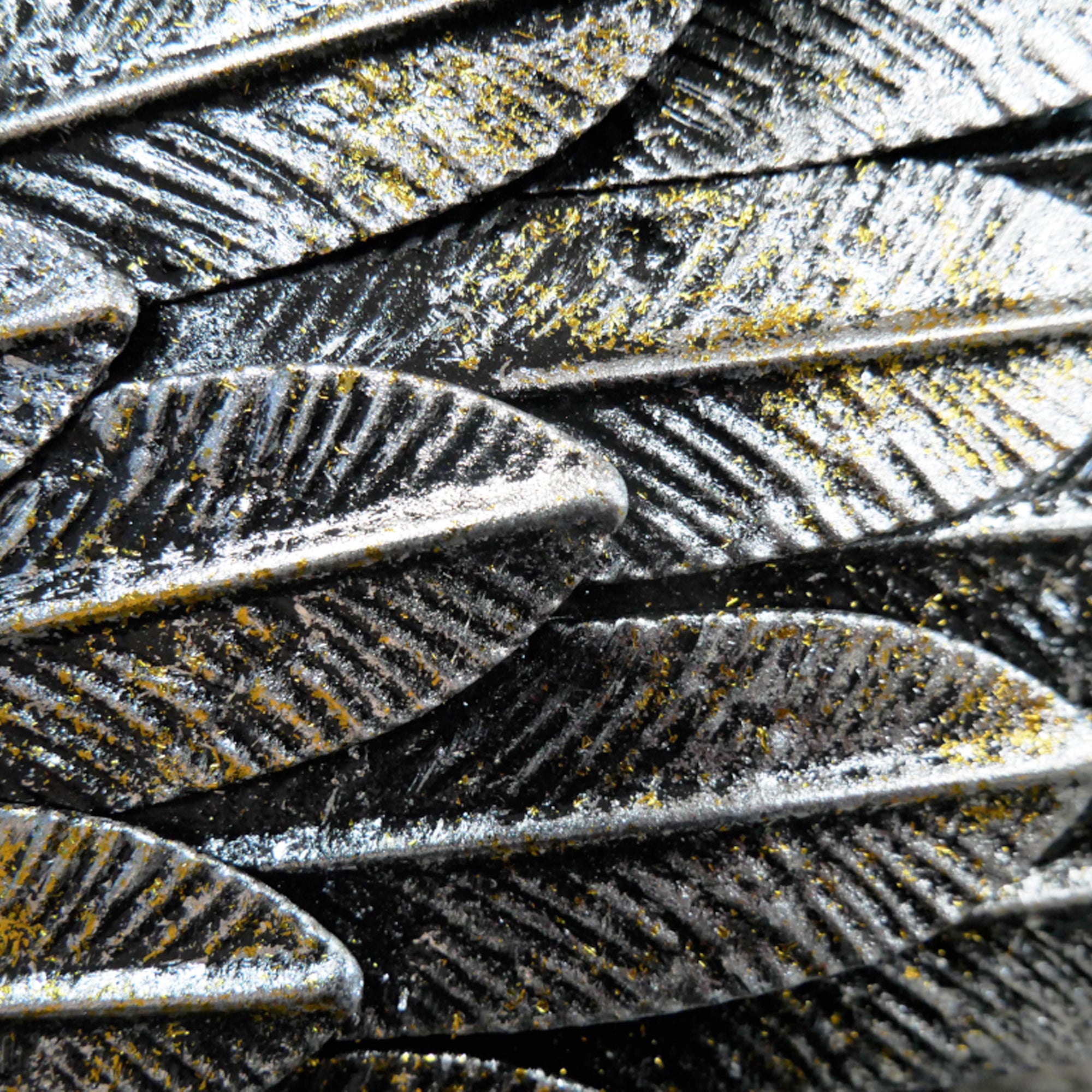 Silver Angel Wings Wall Art