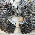 Silver Angel Wings Wall Art
