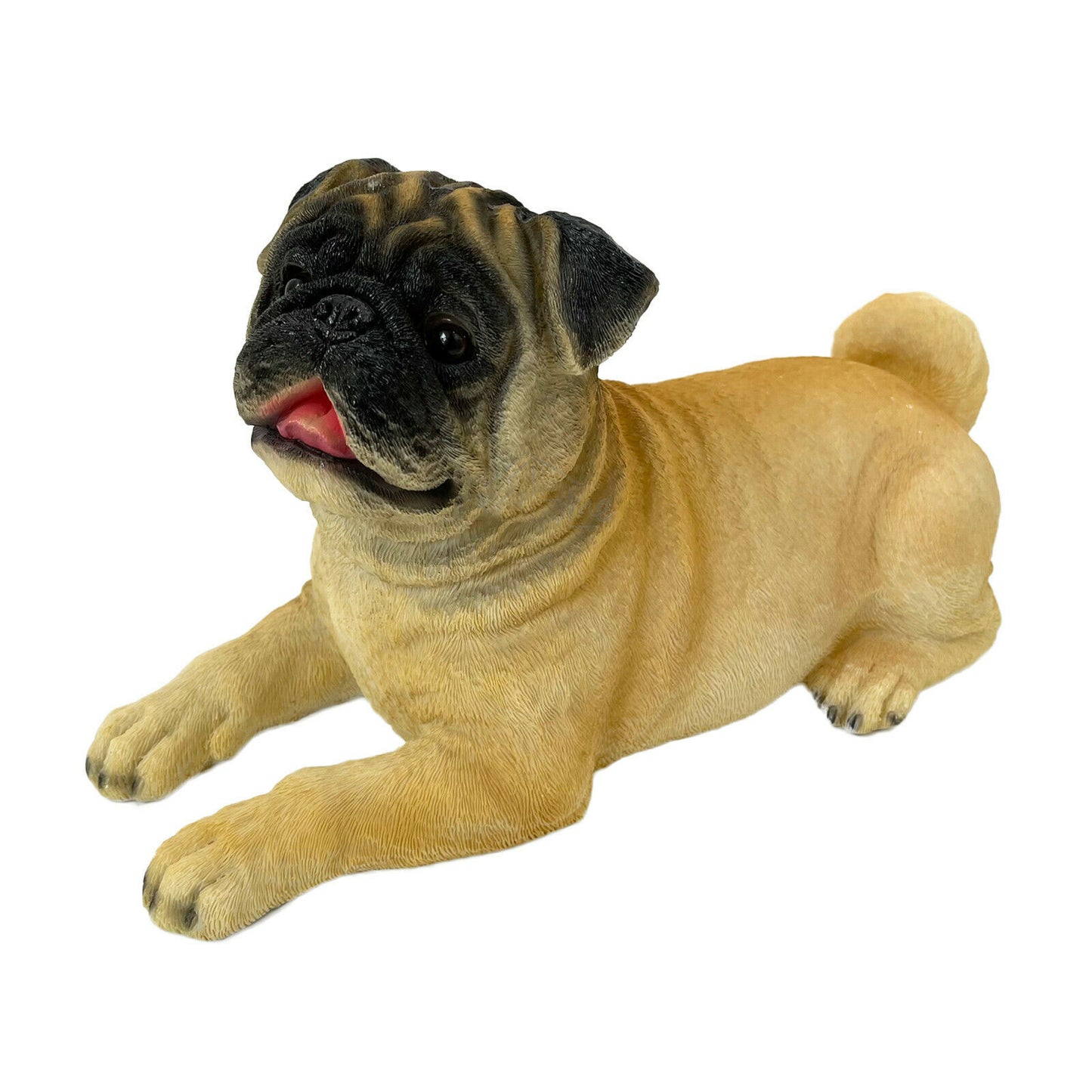 Laying Pug Dog Ornament