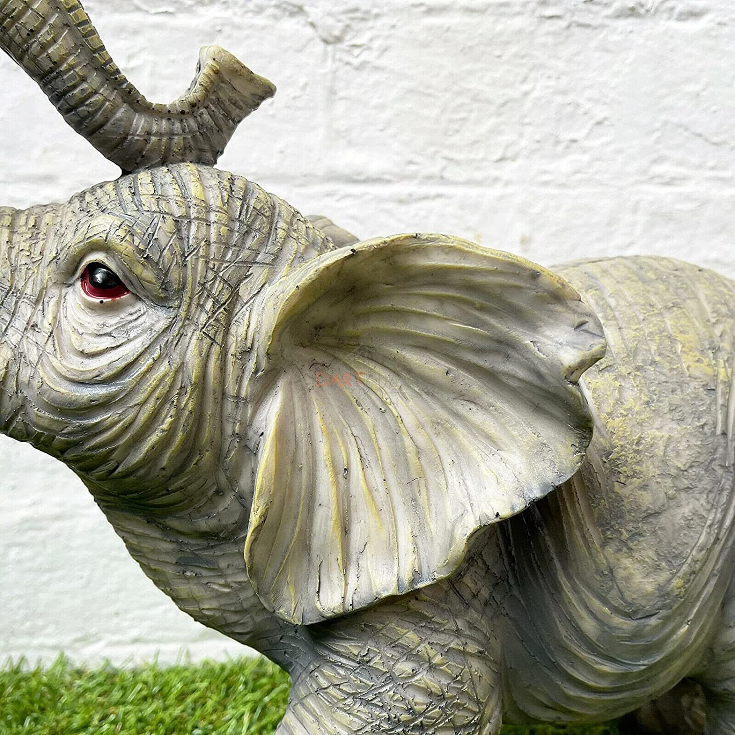 Grey African Elephant Garden Sculpture