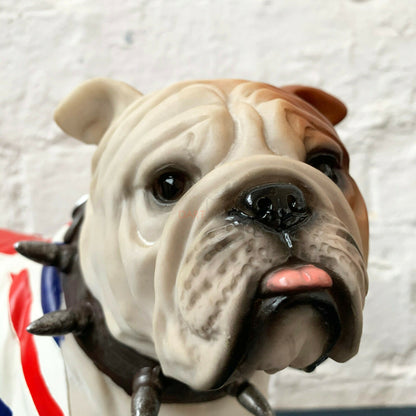 Britisches Bulldoggen-Ornament mit Union Jack