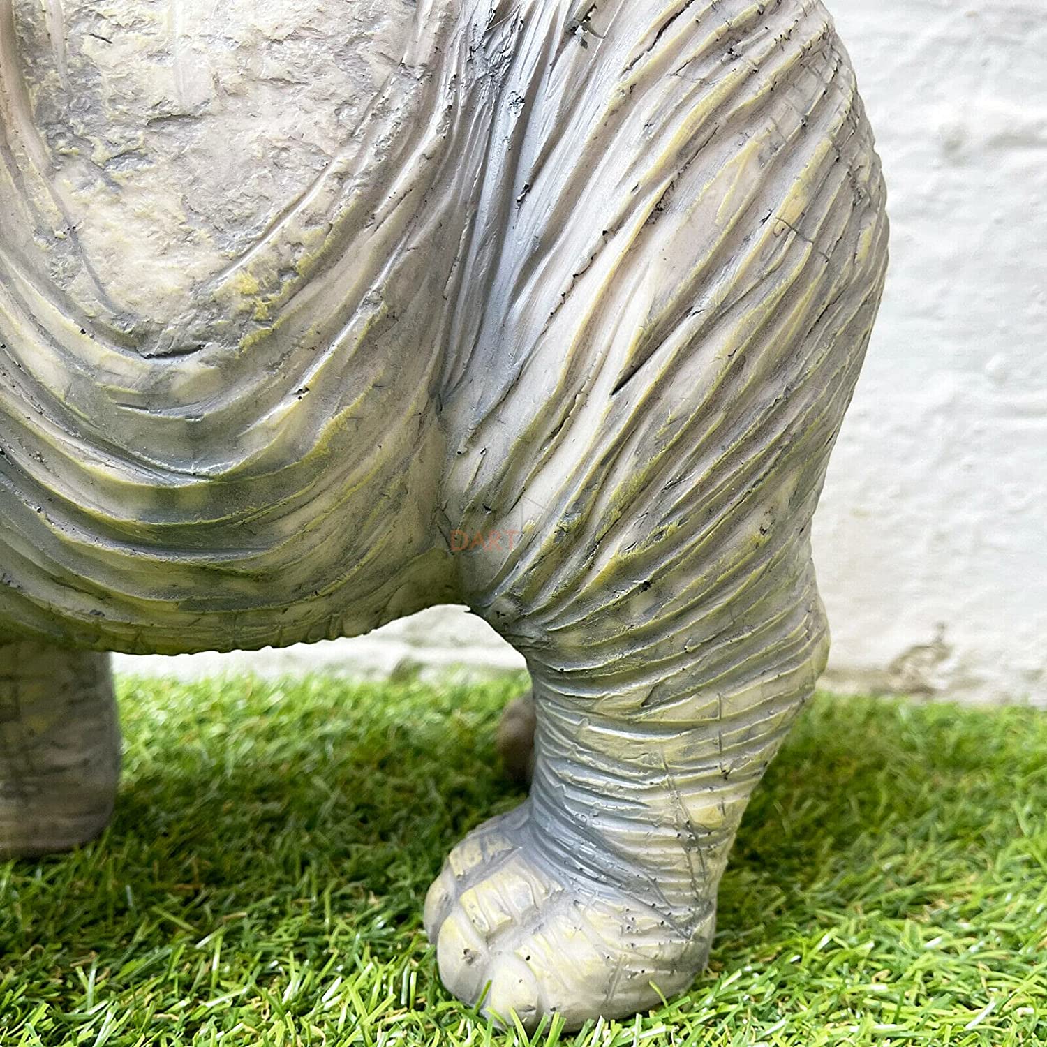 Grey African Elephant Garden Sculpture