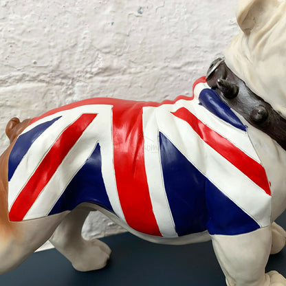 Union Jack British Bulldog Ornament