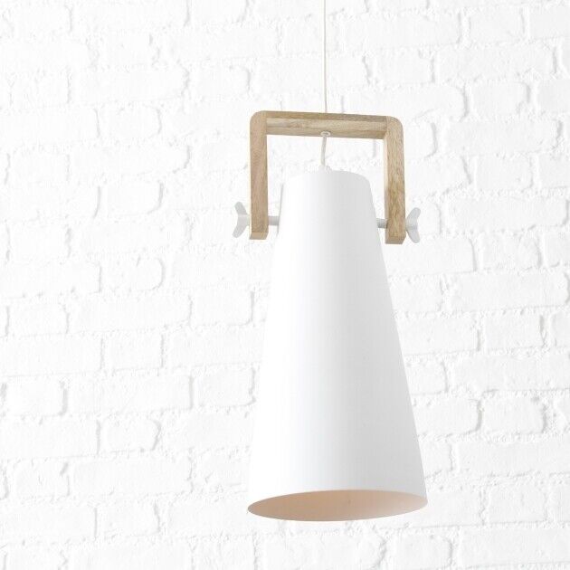 White Cylinder Pendant Ceiling Light Fixture