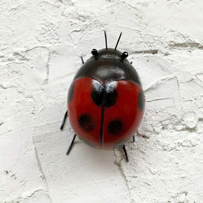 Metal 3D Ladybird Wall Art