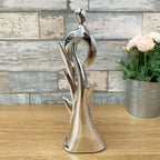 Ceramic Silver Sparkle Couple Figurine