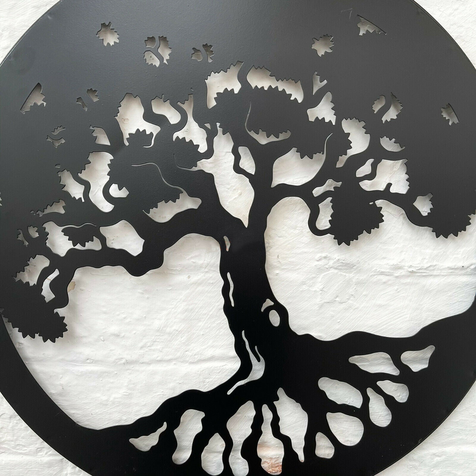 Black Silhouette Tree Of Life Wall Art