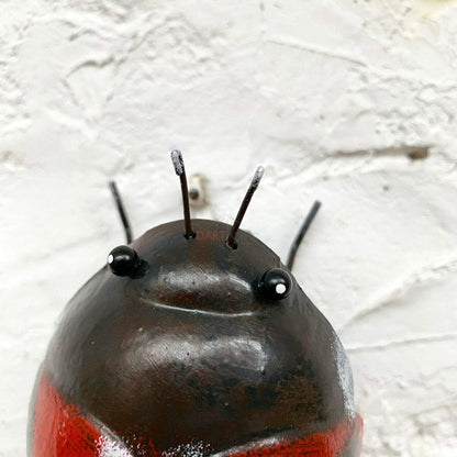 Metal 3D Ladybird Wall Art