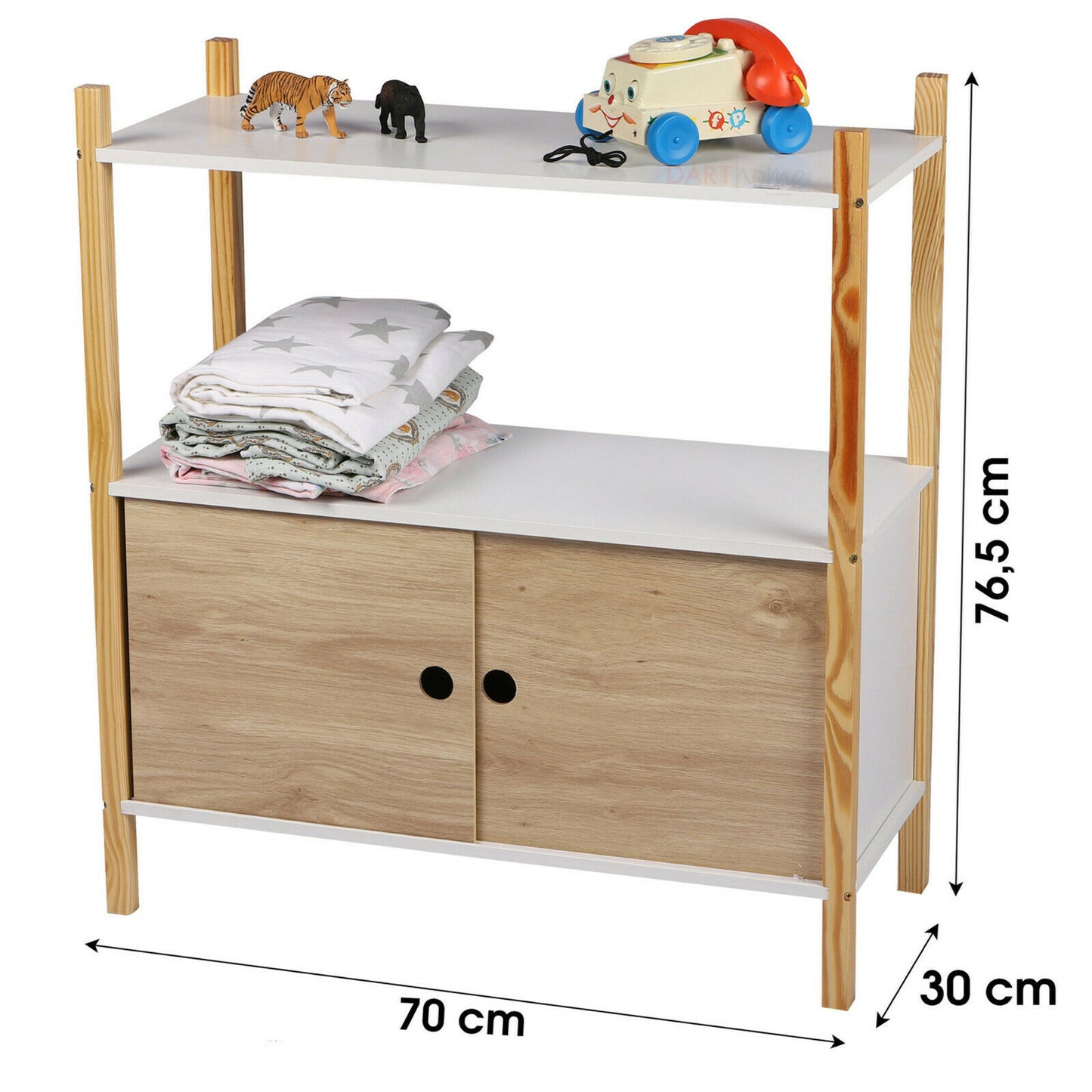 Childrens Storage Cabinet With Shelving