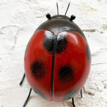 Metal 3D Ladybird Wall Art