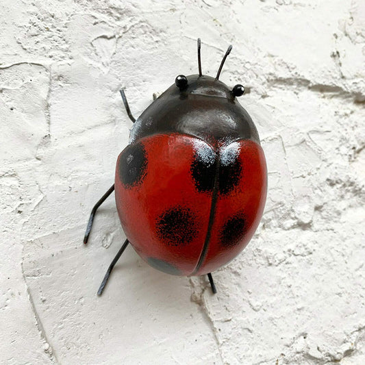 Metal 3D Ladybird Wall Art