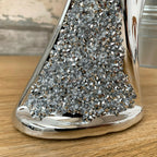 Ceramic Silver Sparkle Couple Figurine